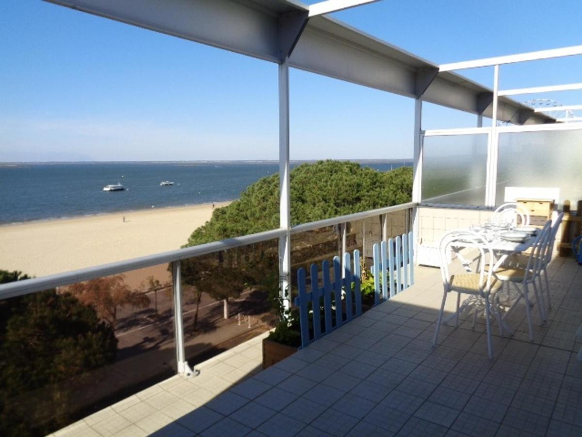 Appartement T3 Au Centre D'Arcachon Avec Vue Mer, Terrasse Et Parking Securise - Fr-1-374-74 מראה חיצוני תמונה